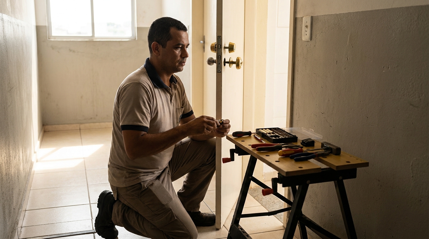 Troca de Segredo Residencial profissional em Piracicaba‑SP